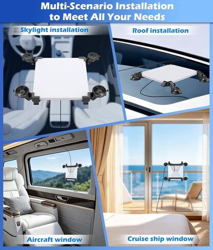 Starlink Mini Mount,Starlink Mini Car Mount, Strong Suction Cup Mount in Saudi Arabia