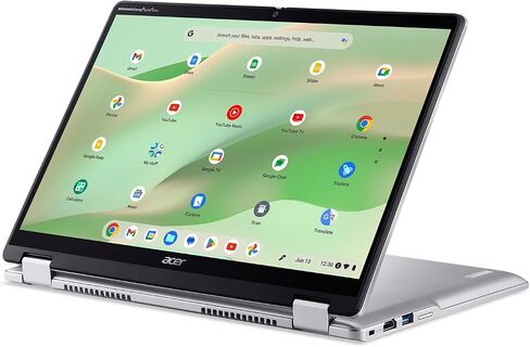 آيسر كروم بوك سبين 314 CP314-2HN-30V1 كمبيوتر محمول قابل للتحويل | إنتل كور i3-N305 | شاشة WUXGA IPS مقاس 14 بوصة تعمل باللمس بزجاج كورنينج غوريلا | 8 جيجابايت LPDDR5 | 128 جيجابايت eMMC | Wi-Fi 6E | كاميرا ويب FHD | نظام تشغيل Chrome in Kuwait