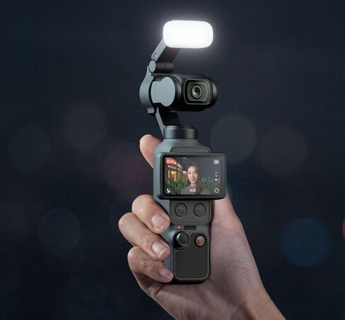 Original Filling Light Compatible for DJI Osmo Pocket 4/Pocket 4P Fill Light, with One-Touch Lighting, for More Stunning Selfies in Saudi Arabia