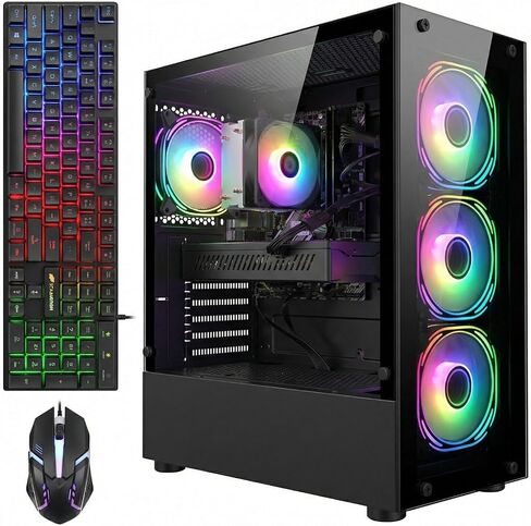 STGAubron Gaming PC Desktop,Core I7,RTX 3050 6G,32G RAM,512G SSD in Saudi Arabia