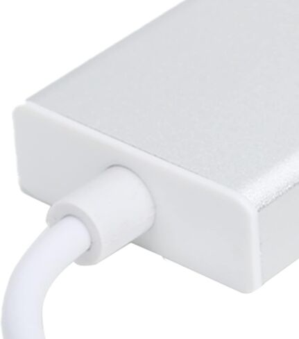 Precise TypeC to VGA Adapter Silver Durable Compact Male to in Saudi Arabia