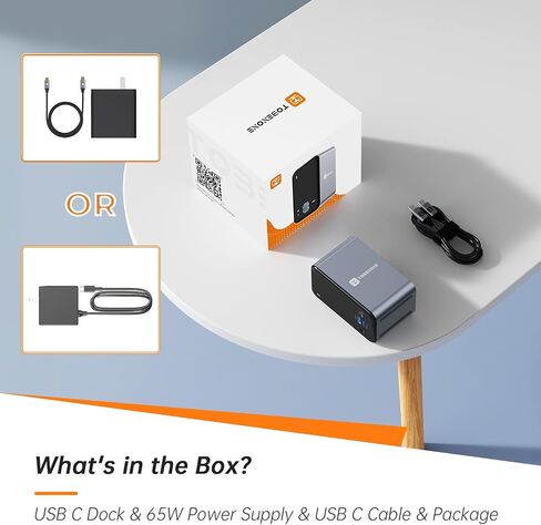 TobenONE USB C Laptop Docking Station Dual Monitor Plug and Play 7 USB Port in Saudi Arabia