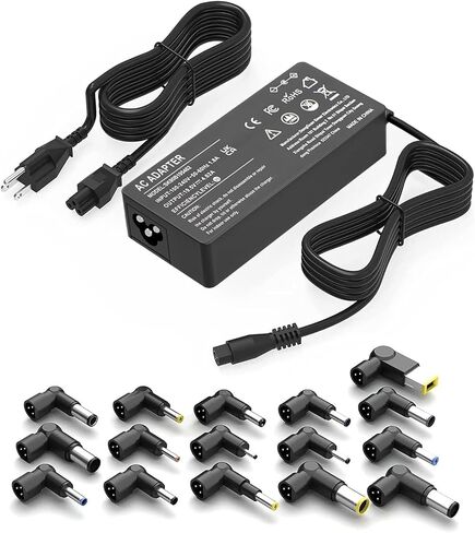 SZGUDULO 90W Universal AC Adapter Laptop Charger for Dell HP Acer 16 Tips in Kuwait