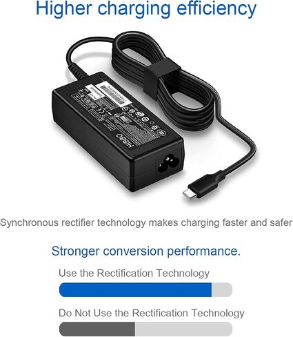 Charger Compatible with HP Laptop Chromebook 65W 45W USB C Power Adapter in Saudi Arabia