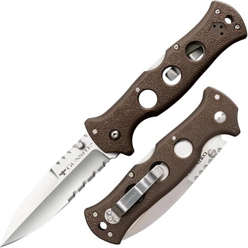 COLD STEEL Counter Point 4" Japanese AUS10A Razor-Sharp Blade 5" Griv-Ex Handle EDC Narrow Blade Folding Knife w/Tri-Ad Locking Mechanism in Saudi Arabia