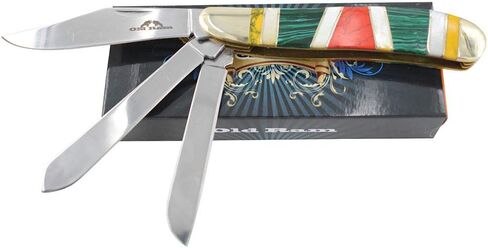 Handmade Gentleman's 3 Blade Manual Folding Pocket Collectors-Knife EDC Slim-Sleek Design in Saudi Arabia