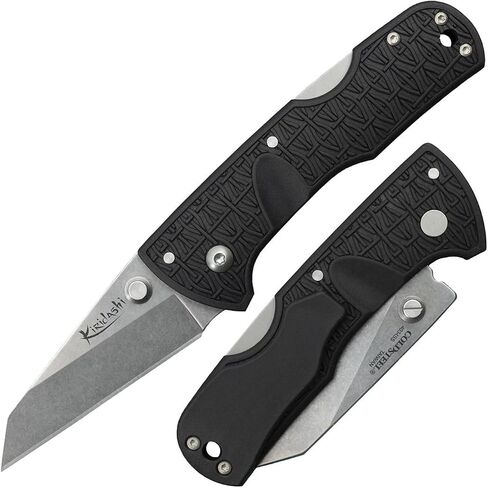 COLD STEEL Kiridashi 2.5" 4034SS Sheepsfoot Blade 4" Griv-Ex Handle Everyday Carry Utility Tactical Folding Knife in Saudi Arabia