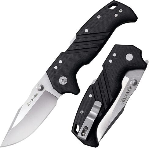 Cold Steel Engage 3" S35VN Razor-Sharp Clip Point Blade 4.25" G-10 Handle Everyday Carry Tactical Folding Knife with Atlas Lock in Saudi Arabia