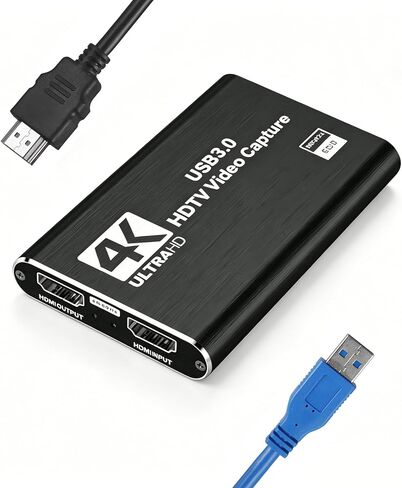 4K HD Video Capture Card for Game Streaming, Camera, TV Box in Saudi Arabia