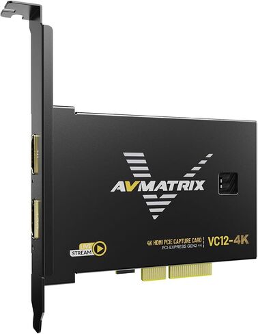 AVMATRIX 4 Channel 3G-SDI PCIE Capture Card for Game Livestream and Record in Kuwait