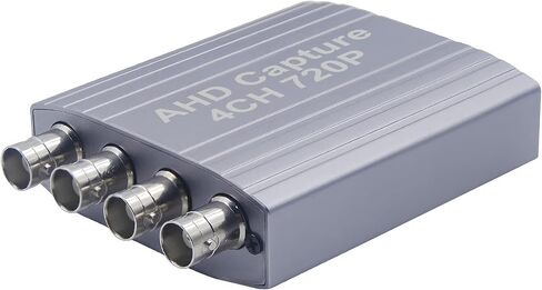 AHD Video Capture Card, 4CH 720P 30FPS Recording USB Output AHD Input Video Recording,Easy Operation, No Driver Needed, Live Streaming in Saudi Arabia