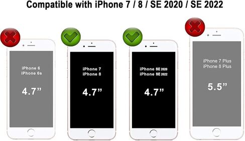 CellEver Heavy-Duty Silicone Case for iPhone SE 2022 (3rd Gen)/iPhone SE 2020 (2nd Gen)/iPhone 8/7 - Military Drop Protection, Elevated Screen & Camera Protection, Scratch-Free Interior, Wine in Saudi Arabia