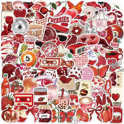 50PCS Vintage Y2K Stickers,Waterproof Coquette Aesthetic Decals for Kindle Water Bottles Laptop Scrapbooking, Suitable for Girls Adults Teens (Y2K) in Saudi Arabia