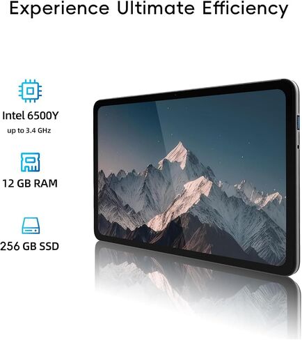 2-in-1 Laptop/Tablet, 12" 2K FHD IPS Touchscreen, 12GB RAM 256GB SSD in Kuwait