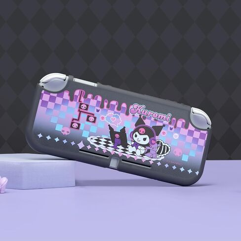 Kuitmor Protective Shell for Switch Lite, Slim Kawaii Cartoon Dockable Cover Case Compatible with Nintendo Switch Lite, Anti-Scratch and Shock-Absorption Design Cover Skins(Kuromi) in Saudi Arabia