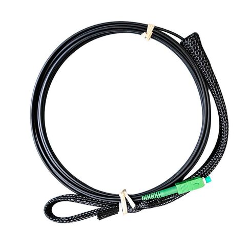 STEREN SC/APC-SC/APC Fiber Optic Patch Cord, Black, 100ft in Saudi Arabia