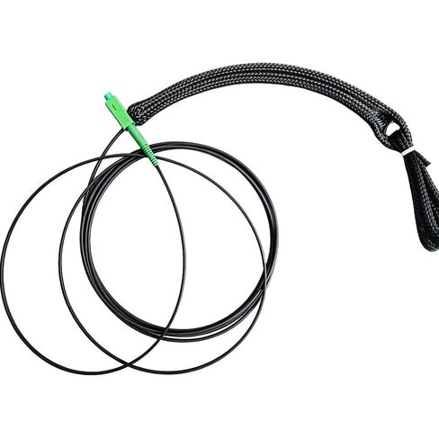 STEREN SC/APC-SC/APC Fiber Optic Patch Cord, Black, 100ft in Saudi Arabia