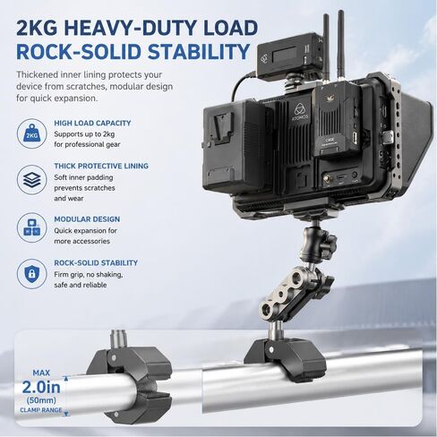 2026 Phone and Tablet Holder Mount for Pride Mobility Jazzy Carbon 27 2025-2026, Aluminum Arm 360° Rotation Adjustment Wheelchair Handle in Kuwait