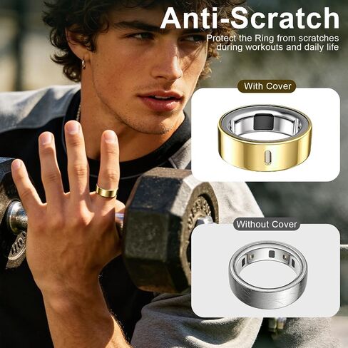 5 Pack TPU Cover Compatible for Oura Ring Gen 4/Gen 3 Protector-Size 8 in Kuwait