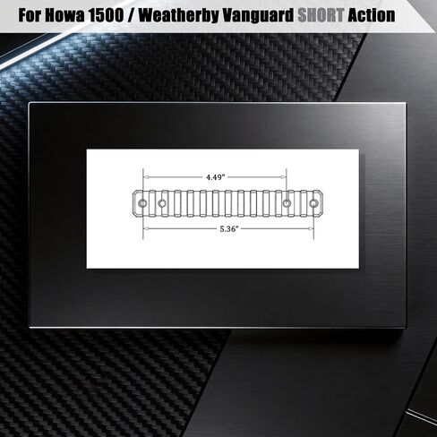 Howa 1500 | Weatherby Vanguard | Short Action | Picatinny Scope Base | 0 MOA | CNC Machined | No Gunsmithing Required | HS-0 in Kuwait