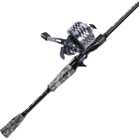 Sougayilang Spincast Reel and 2-Piece Fishing Rod Combo, Durable Fishing Rod with EVA Handle, Anti-Reverse Reel with Pre-Spooled in Saudi Arabia