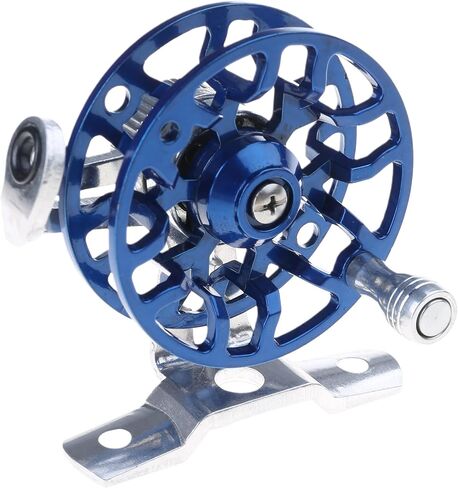 Fly Wheel Lightweight Fishing Tackle for Trout Pike, Fly Reel, 53mm/50g All Metal Fishing Reel with Upgraded Base Lightweight Fishing Reel Spinning in Saudi Arabia