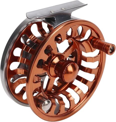 Fly Fishing Reel 7/8 CNC Central Brake Adjustable Discharge Force Aluminum Alloy Oxidized Treatment Fishing Accessories for Fishermen in Saudi Arabia