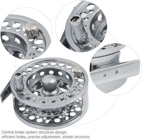 7/8 Fishing Fly Reel 2+1 Ball Bearing 1:1 Gear Ratio CNC Aluminum Alloy Fishing Reel in Saudi Arabia
