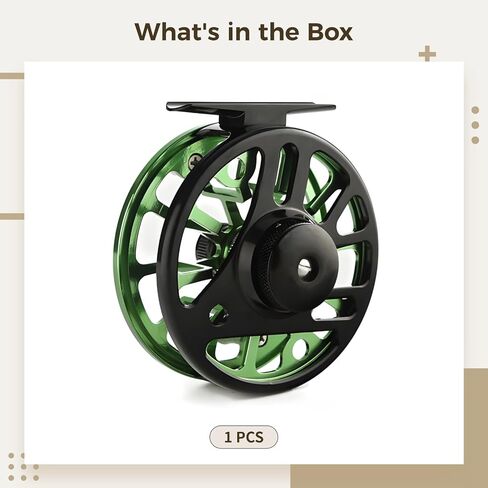 Fly Fishing Reel, CNC Machined Aluminum, Lightweight and Portable, Corrosion-Resistant, One-Way Bearing, for Anglers in Saudi Arabia