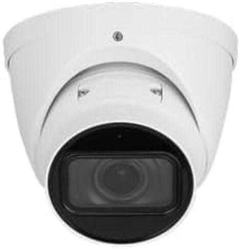 Security Surveillance Camera 4MP 1/1.8" CMOS IR Vari-Focal Turret IP POE Camera 2.7 mm–12 mm Motorized vari-Focal Lens,Built-in MIC, IPC-T54IR-ZE-S3 (White) in Saudi Arabia