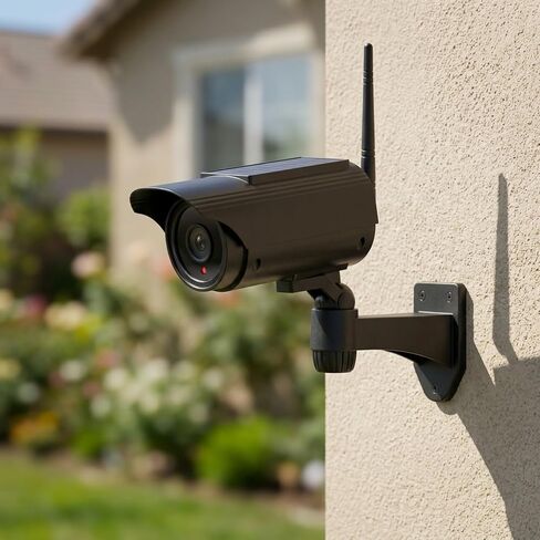 Solar Dummy Security Camera with Motion Sensor in Saudi Arabia