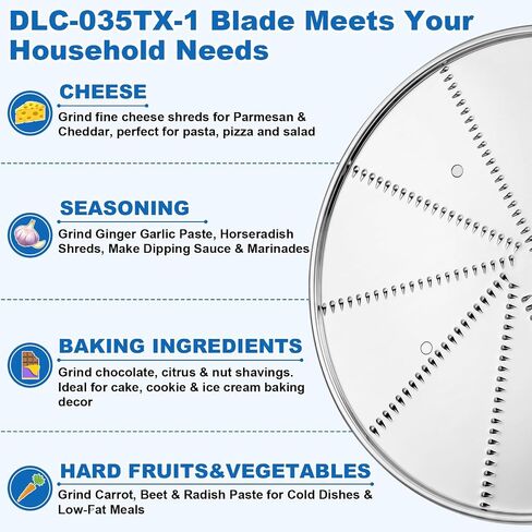DLC-035TX-1 Replacement Disc Blade (Fine Grating Disc) Fit for Cuisinart in Saudi Arabia