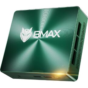 Bmax Mini PC B1 Plus، Intel Celeron J3355 (يصل إلى 2.5 جيجا هرتز)، ذاكرة وصول عشوائي 6 جيجا بايت 128 جيجا بايت eMMC يدعم توسيع M.2 SSD (512 جيجا بايت/2 تيرابايت)، شاشة مزدوجة 4K 2.4 جيجا/5 جيجا واي فاي وBT5.0 كمبيوتر مكتبي صغير للمنزل/المكتب in Kuwait
