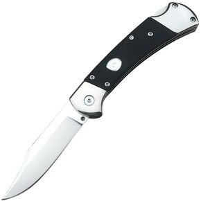 HUAAO 3'' 440C Clip Point Blade Black G10 Handle Back Lock Folder Opening,Camping EDC Tool Folding Pocket Knife Everyday Carry,Gift for Men in Saudi Arabia