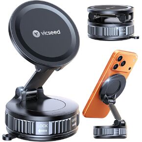 VICSEED for MagSafe Car Mount [أقوى شفط 98 رطل، لن ينكسر in Kuwait