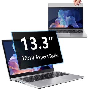18.5" Privacy Screen Computer for 16:9 Aspect Ratio, 2-Sided Removable Anti-Peeping/Anti-Glare, Blue Light Block, UV Protect, Reduce Strain, Anti-Scratch, Fits 18.5-inch 16:9 Protector Film in Saudi Arabia