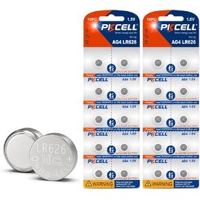 PKCELL SR626sw Watch Battery 10 Pack, 377 Watch Battery AG4 LR626 Battery in Saudi Arabia