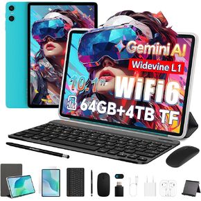 TECLAST 10.1" P33 Android 2-in-1 Tablet Bundle with Keyboard Mouse Case in Kuwait