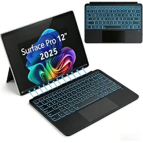 Magnetic Detachable Keyboard for Microsoft Surface Pro 11/10/9/8/X in Saudi Arabia