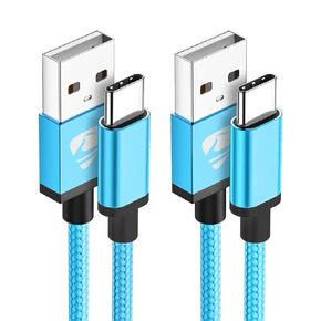 USB C Cable 10 FT 2Pack USB A to USB C 3A Fast Charging 10FT Long Type C Charger Cord for 5G Android Phone, Samsung Galaxy S26 S25 S24 S23 S22 A12 A13 A14 A16 A17 A21 A32 A42 A53, iPhone 17 16 15 in Saudi Arabia