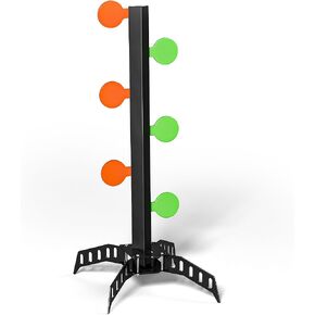 AR500 Dueling Tree Target Kit, 6-Piece 3/8" Thickness Steel Paddles, Heavy Duty Shooting Target with Reactive Swing Action, Easy Assembly & Stable Base, Weather Resistant for Outdoor Range in Kuwait