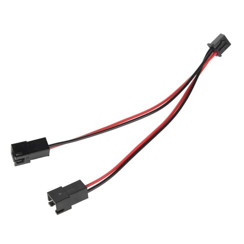 Hotend Cooling Fan Parallel Connection Cable 2pin XH2.54 Terminal Female to Male Connector Line(5pcs) in Saudi Arabia