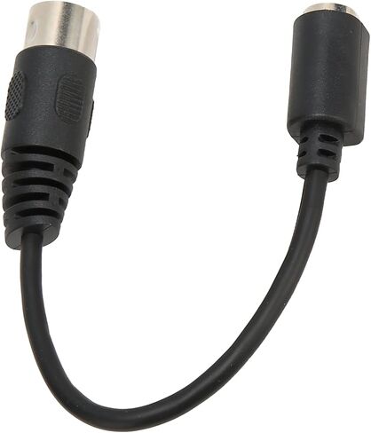 كابل محول ماوس لوحة المفاتيح PVC الممتاز اتصال موثوق به لألعاب PS2 5 Pin Male إلى Mini DIN 6 Pin Female in Kuwait