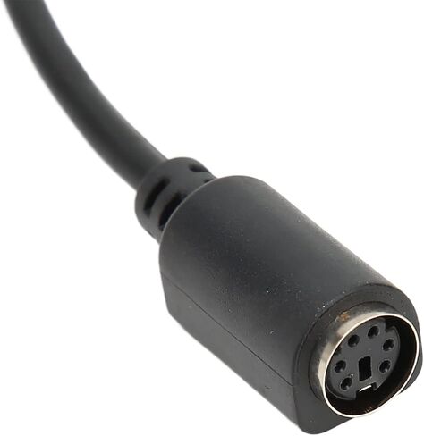 كابل محول ماوس لوحة المفاتيح PVC الممتاز اتصال موثوق به لألعاب PS2 5 Pin Male إلى Mini DIN 6 Pin Female in Kuwait