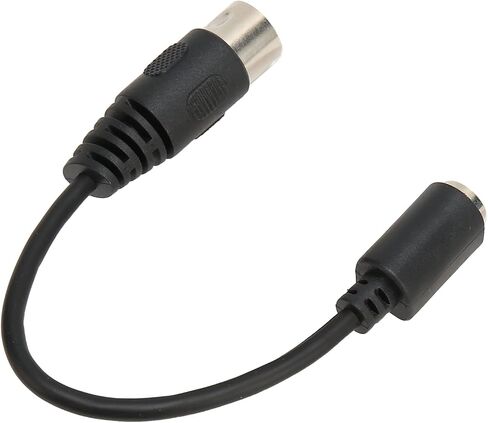 كابل محول ماوس لوحة المفاتيح PVC الممتاز اتصال موثوق به لألعاب PS2 5 Pin Male إلى Mini DIN 6 Pin Female in Kuwait