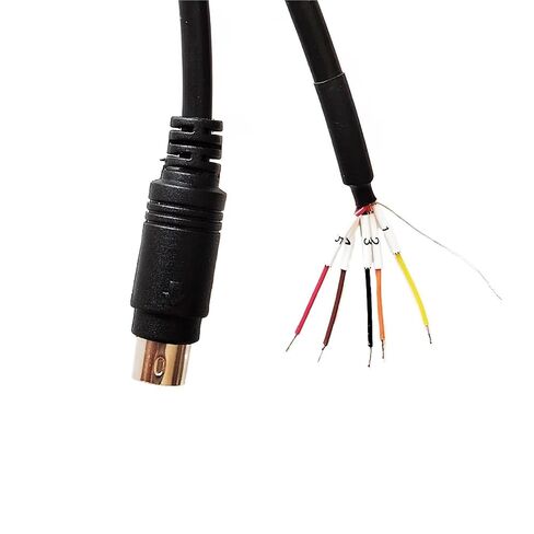MINI DIN MD4 MD5 MD6 4PIN 5PIN 6PIN MD8 8PIN PS/2 Male Connector Adapter Breakout RS232 RS485 RS422 PLC Programming Cable in Saudi Arabia