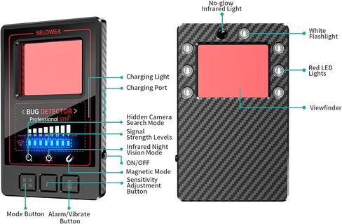 Hidden Camera Detector, Anti Spy Bug GPS Tracker Finder for Travel in Saudi Arabia