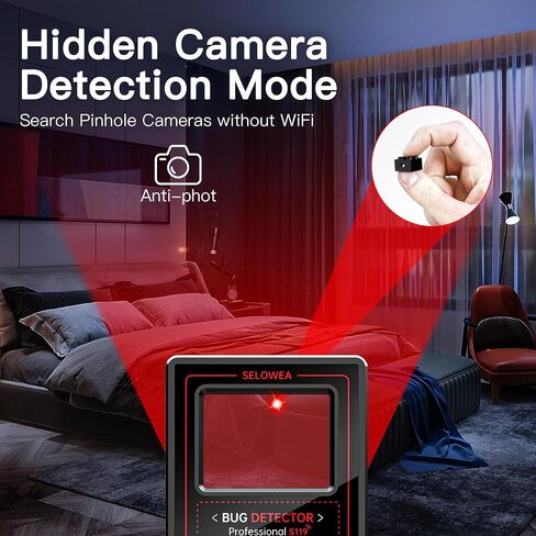 Hidden Camera Detector, Anti Spy Bug GPS Tracker Finder for Travel in Saudi Arabia