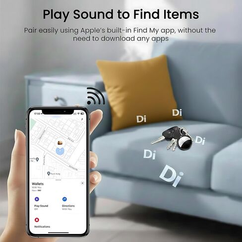 2 Pack Tracker Tag [Apple MFi Certified] Air Bluetooth Smart Tag Key Finder in Saudi Arabia