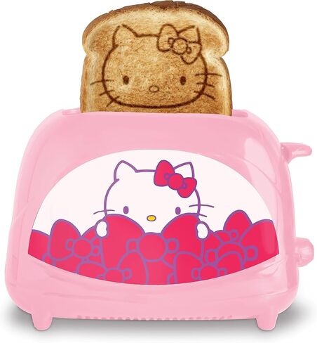 Uncanny Brands Hello Kitty Two-Slice Toaster- Toasts Your Favorite Kitty On Your Toast in Saudi Arabia